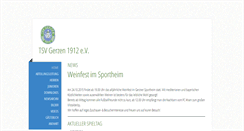 Desktop Screenshot of fussball-gerzen.de