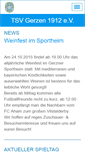 Mobile Screenshot of fussball-gerzen.de
